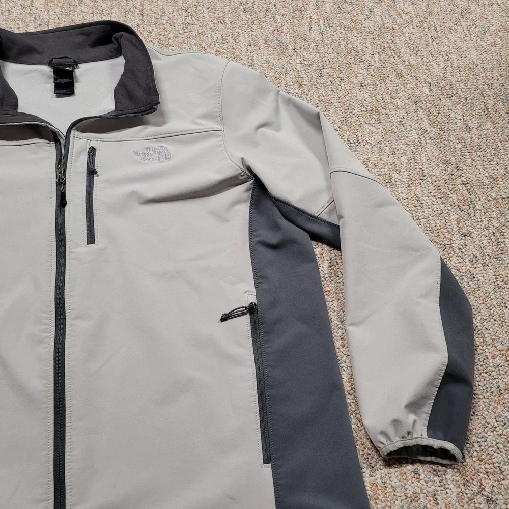 The North Face Jacket Men 2XL Grey Apex Bionic Softshell Outdoors Hiking Camping